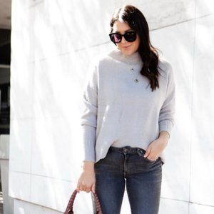 Cable Stitch || Mock Neck Cozy Sweater